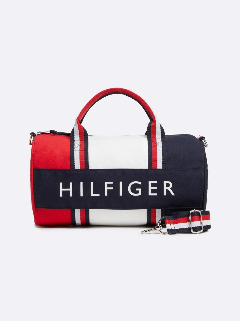 Fiú Tommy Hilfiger Patriot Duffle Táska Kék Fehér Piros | HU 2354DFM